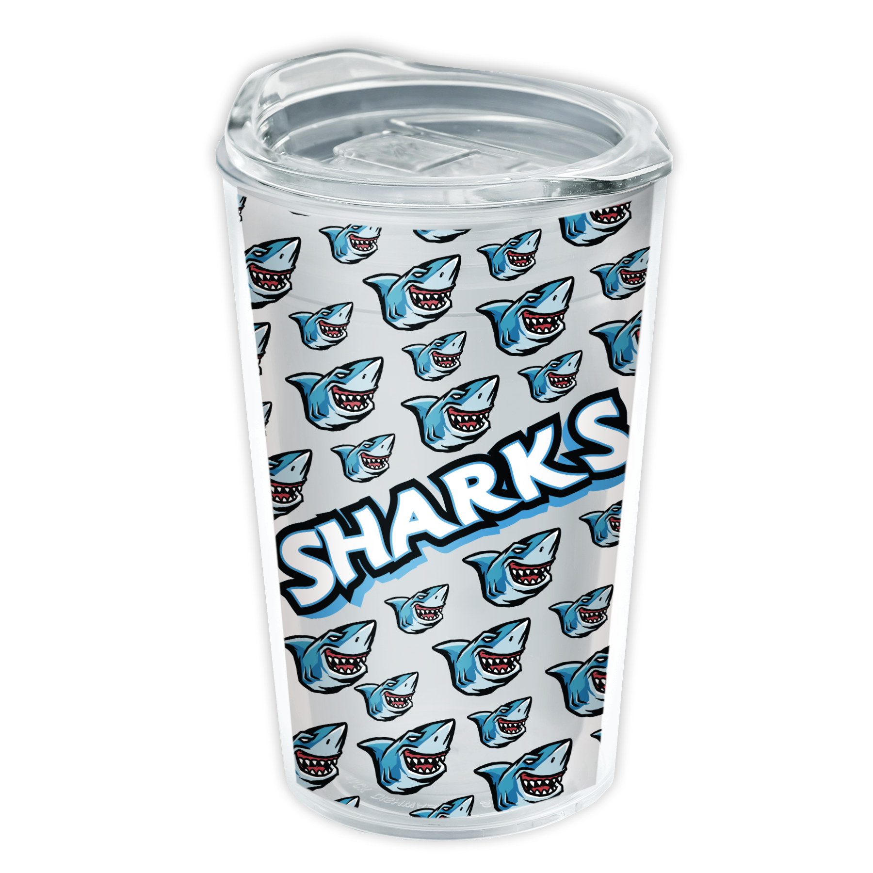 Transparent Tumbler with Slider Lid and Full-Color Insert - 14 oz.